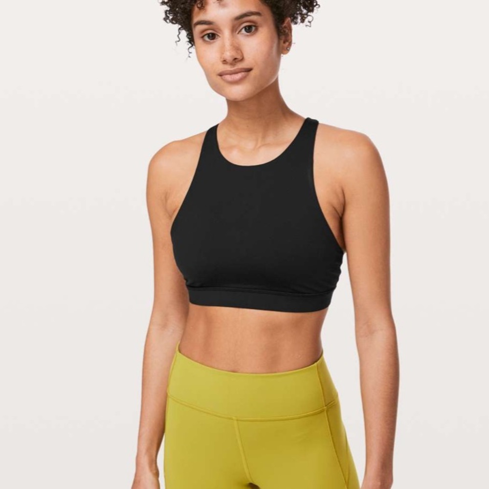 Lululemon Energy Bra *High Neck Black size 6
